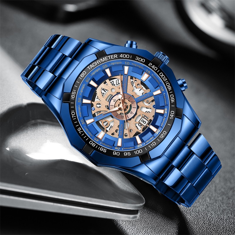 Binbond Mens Watches Top Brand - Luxury Watch Magazine review and price