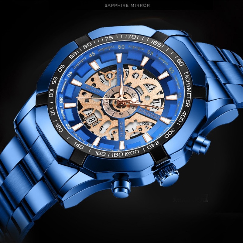 Binbond Mens Watches Top Brand - Luxury Watch Magazine review and price