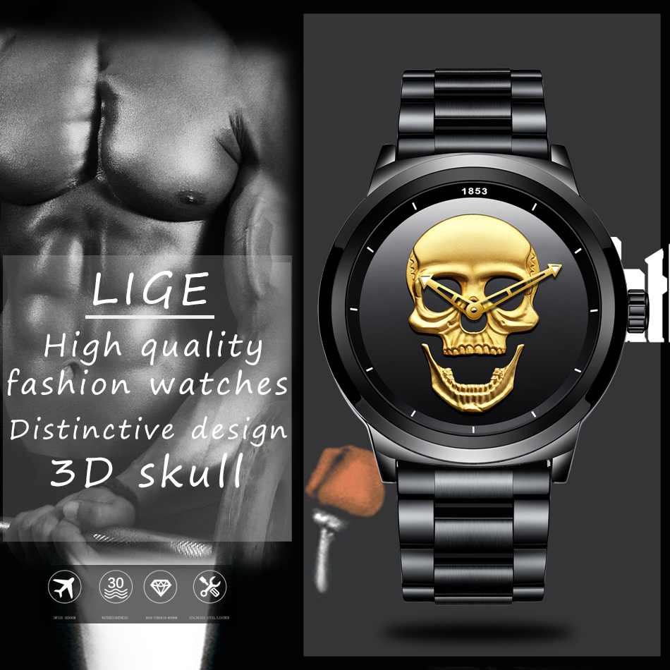 LIGE Sport Mens Watches Top Br - Luxury Watch Magazine review and price