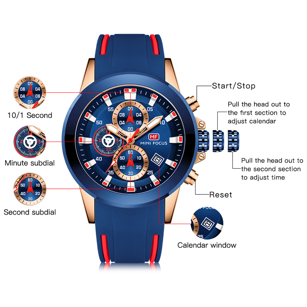 MINI FOCUS Mens Watches Top Lu - Luxury Watch Maker review and price