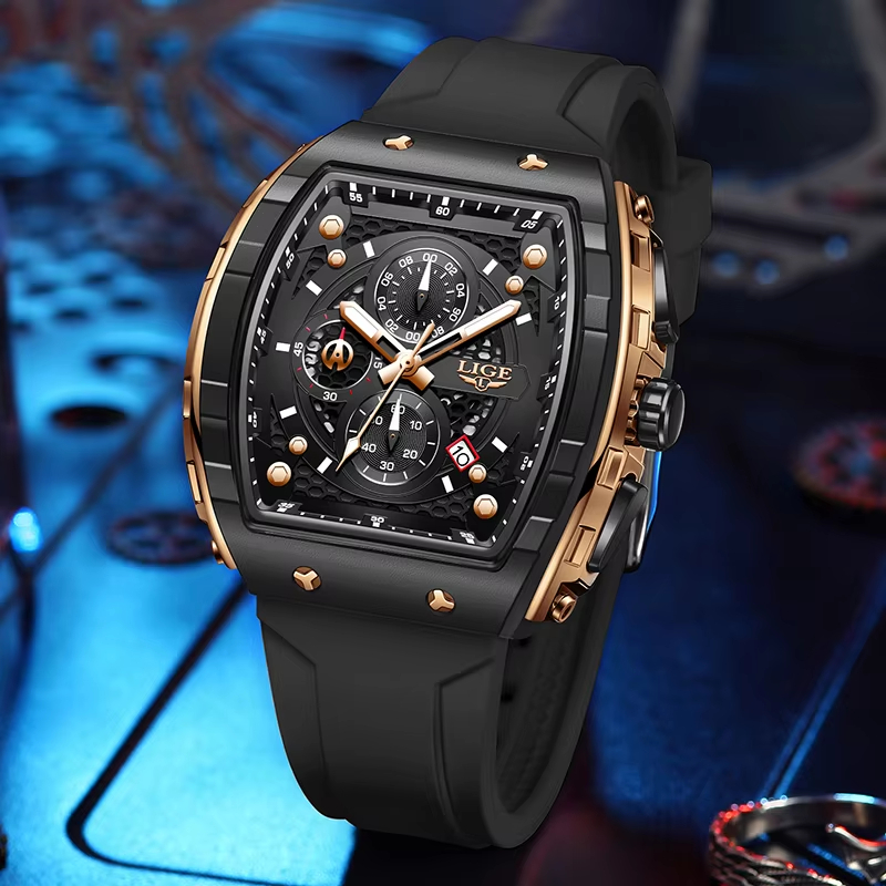 LIGE Top Brand Luxury Men Watc - Luxury Watch Magazine review and price
